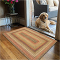 Kingston Country Kitchen Rugs 20x30 Jute Braided Multi Color Rug