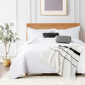 White King Size Quilt Bedding Set - Lightweight All-Season Quilt