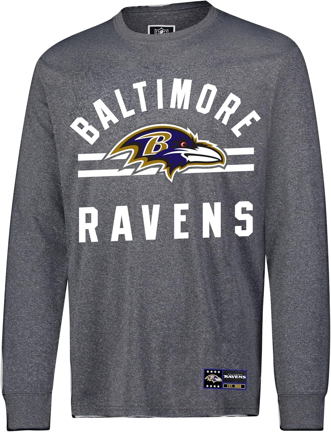 Ultra Game Youth NFL Official Super Soft Supreme Long Sleeve Tee
