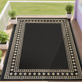 Outdoor Rugs 8x10 Waterproof Patio Mat - Reversible, UV-Resistant