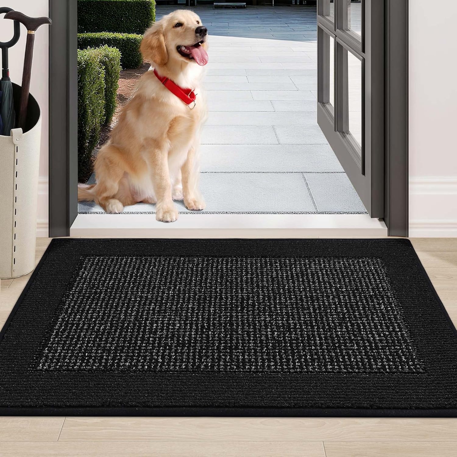 BEQHAUSE Indoor Door Mat 24in x 36in, Non-Slip Entryway Rug