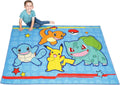 Pokemon Non Slip Area Rug for Kids Room, 69 in x 52 in