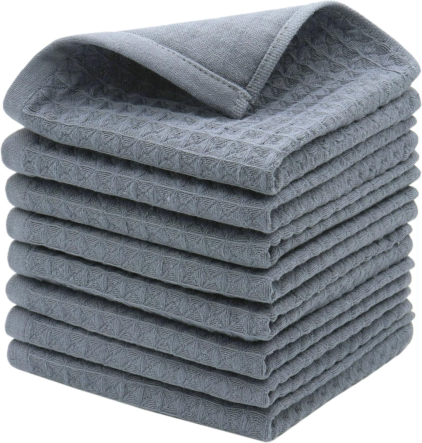 Soft & Absorbent Dish Cloths Set, Double the Clean, 8-Pack