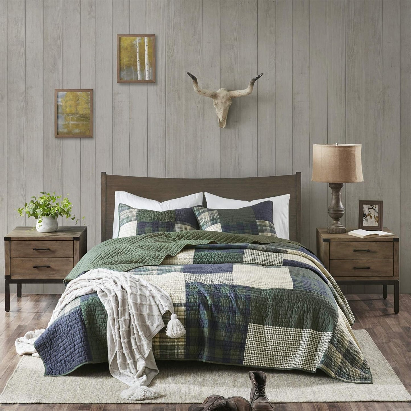 Woolrich Mill Creek Reversible Quilt Set for Cozy Bedding