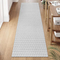 Collive Washable Hallway Runner Rug 2x8 - Low-Profile Non-Skid Runner