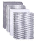 8 Pack Super Soft Baby Burp Cloths - Ultra Absorbent Coral Fleece