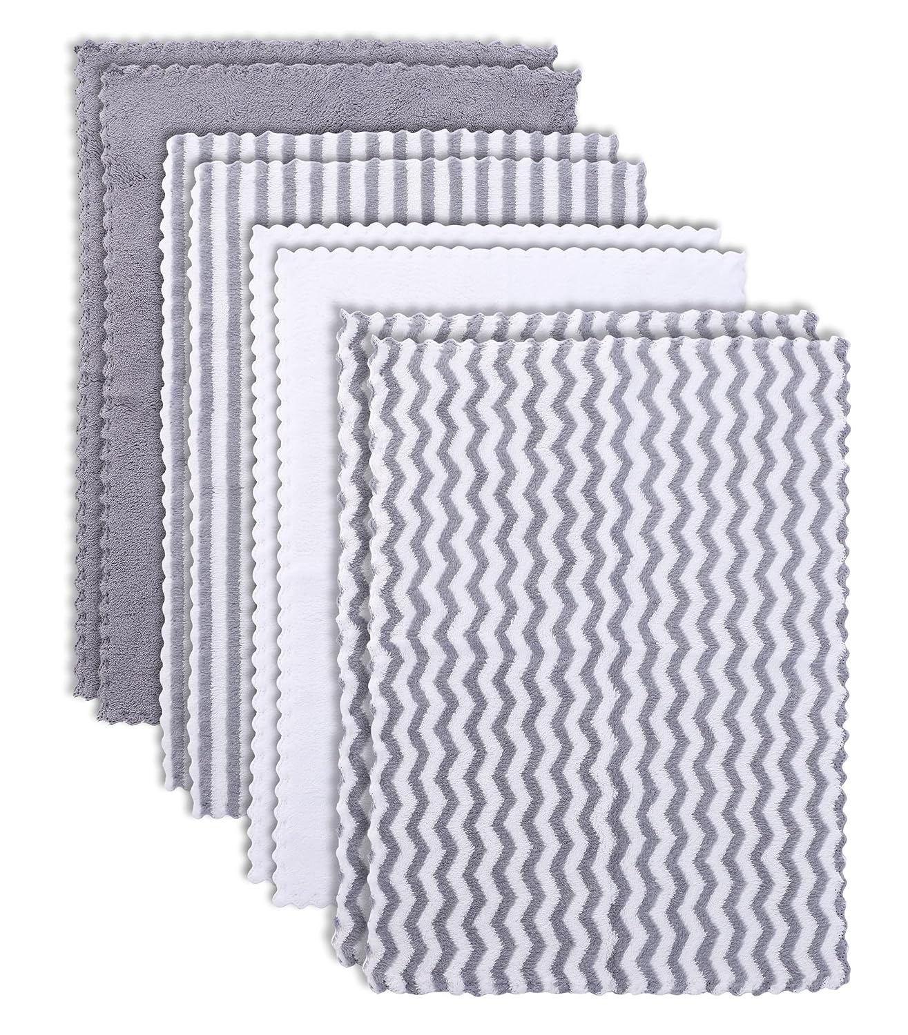 BAMBOO QUEEN 8 Pack Super Soft Baby Burp Cloths - Ultra Absorbent for Sensitive Skin