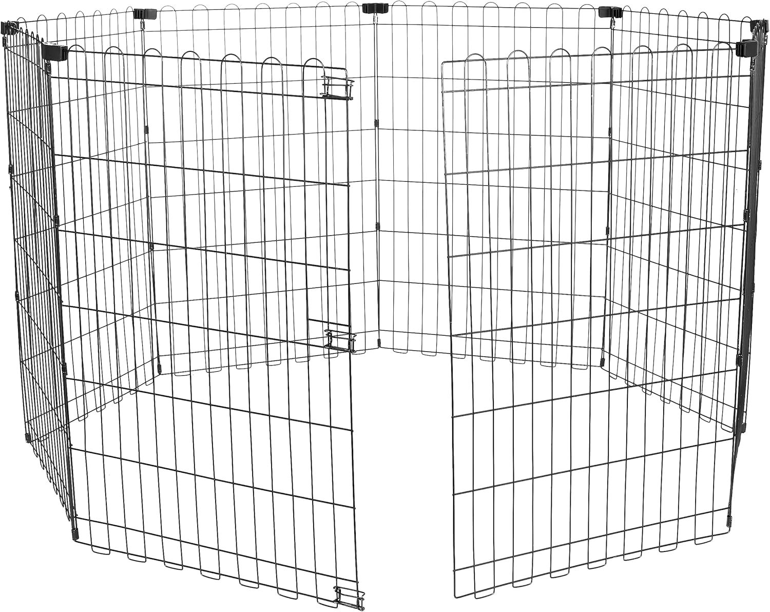 Foldable Octagonal Metal Exercise Dog Playpen for Indoor/Outdoor