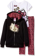 Hello Kitty Hooded Legging Set for Girls - Fashionable Fall Outfit
