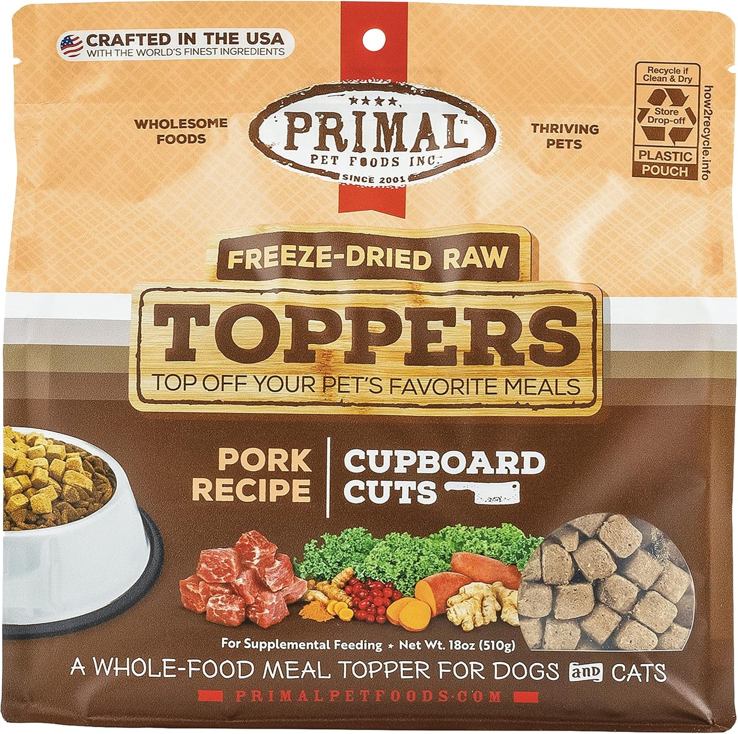 Primal Dog Food Toppers & Cat Food Toppers for Picky Eaters