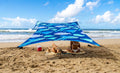 Neso Tents Beach Tent with Sand Anchor - Portable 7 ft x 7 ft Sunshade