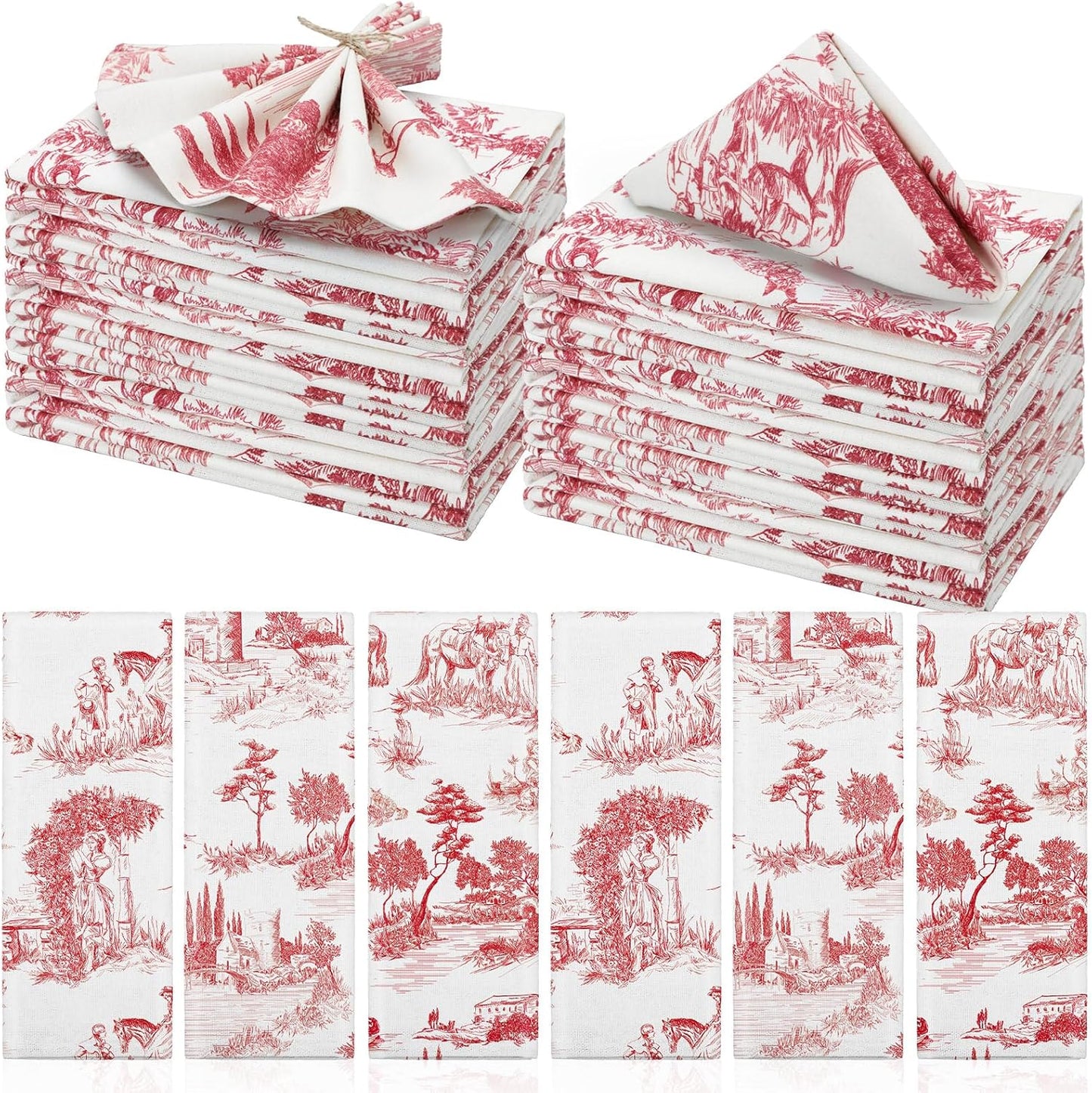 Reusable Cloth Napkins 15 x 15 Inch for Elegant Dining Events