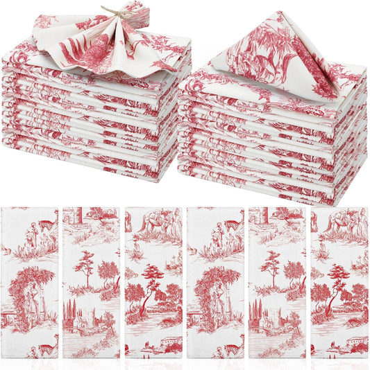 Reusable Cloth Napkins 15 x 15 Inch for Elegant Dining Events