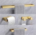 Lairuier Brushed Gold Bathroom Hardware 4-Piece Set - Sturdy Screw