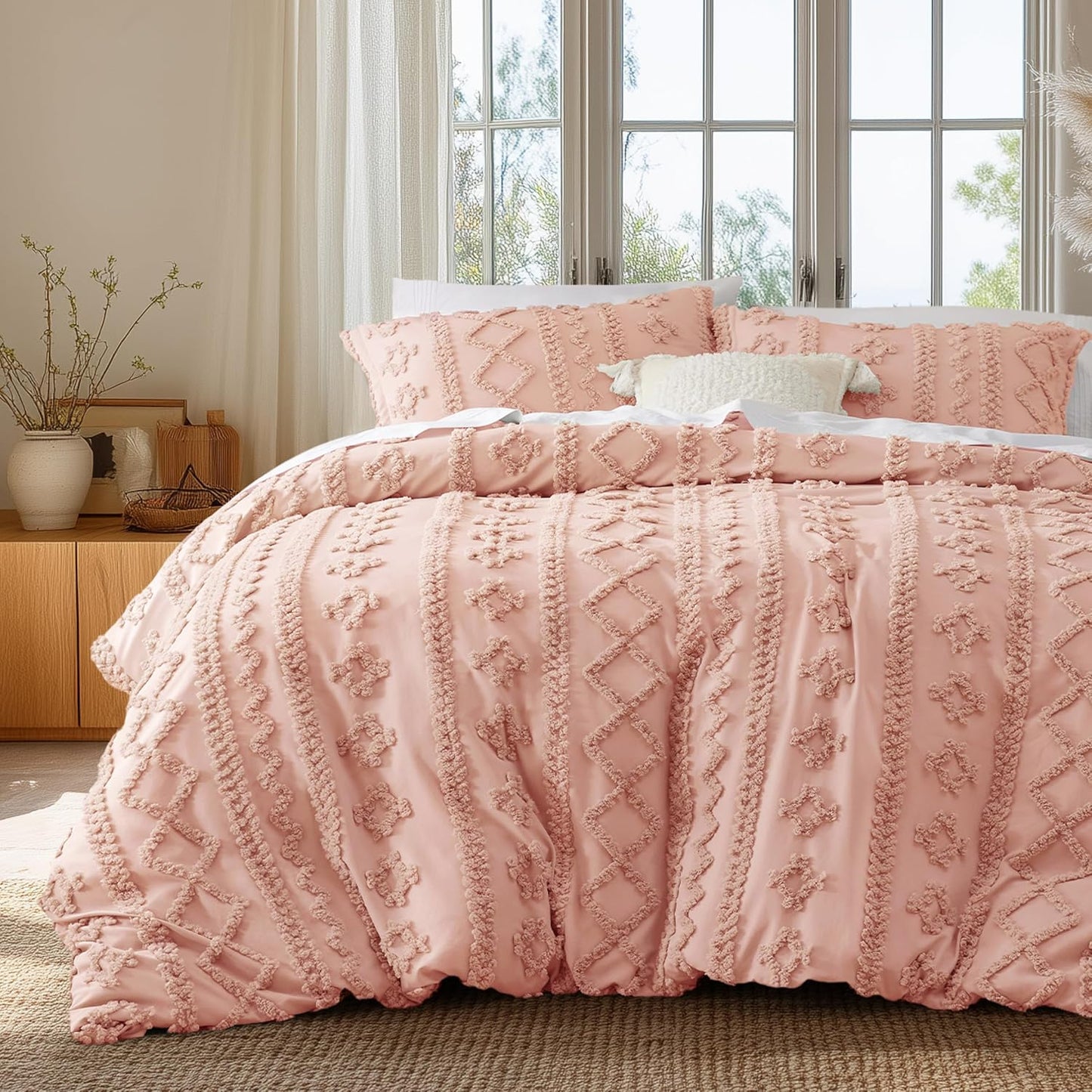 Boho Kids Duvet Cover Queen Size for Chic Bedroom Style