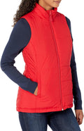 Women's Mid-Weight Puffer Vest - Warm Everyday Layer Essentials