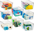 ClearSpace X-Large Clear Plastic Storage Bins with Lids - Deep