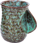 Cozy Hands 18oz Ceramic Hand Warmer Mug (Green)