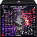 Fantasy Monsters & Bookish Dragon DND Miniatures Starter Set