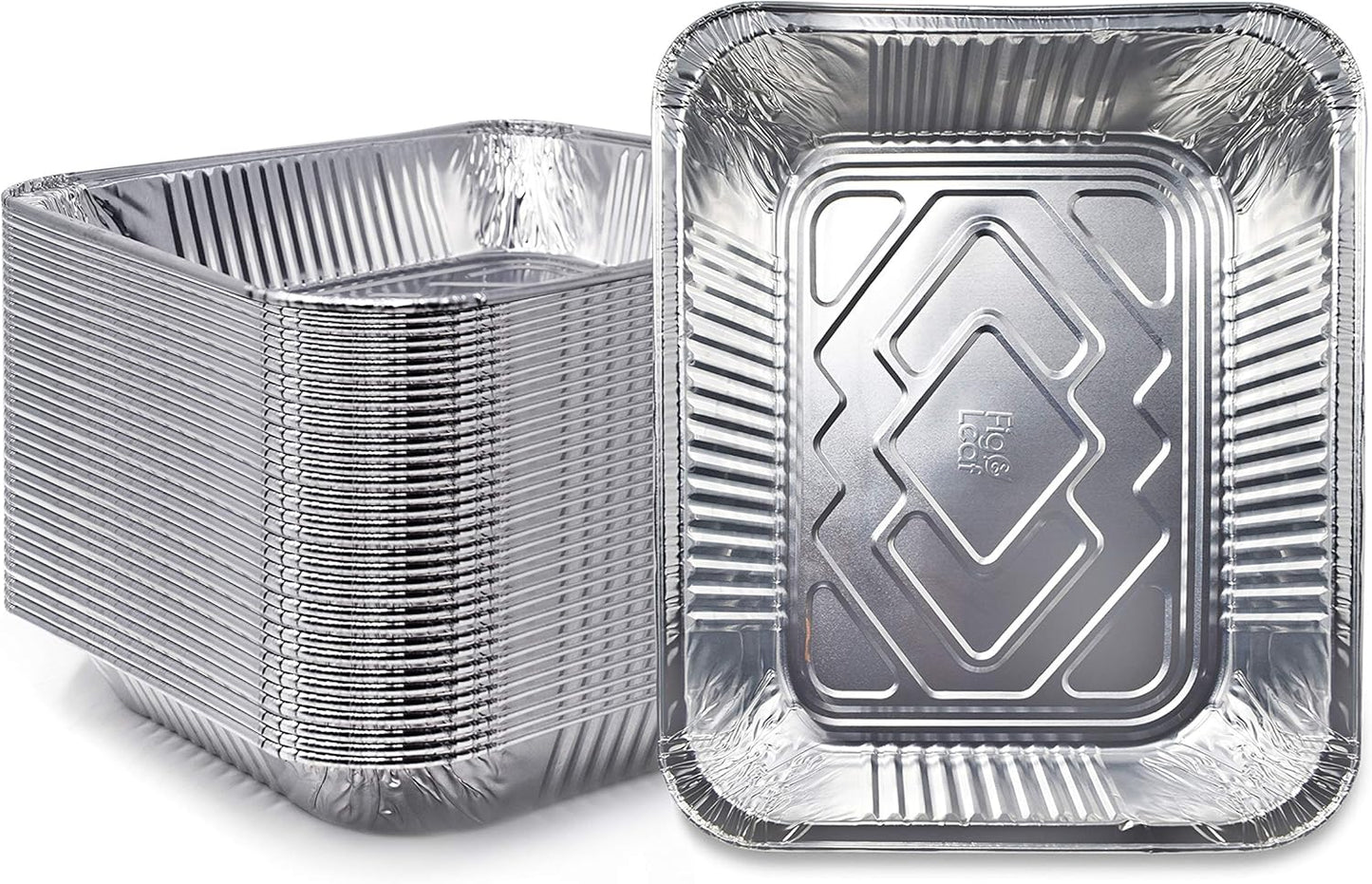 Premium Heavy Duty Disposable Aluminum Lasagna Pans 30 Pack