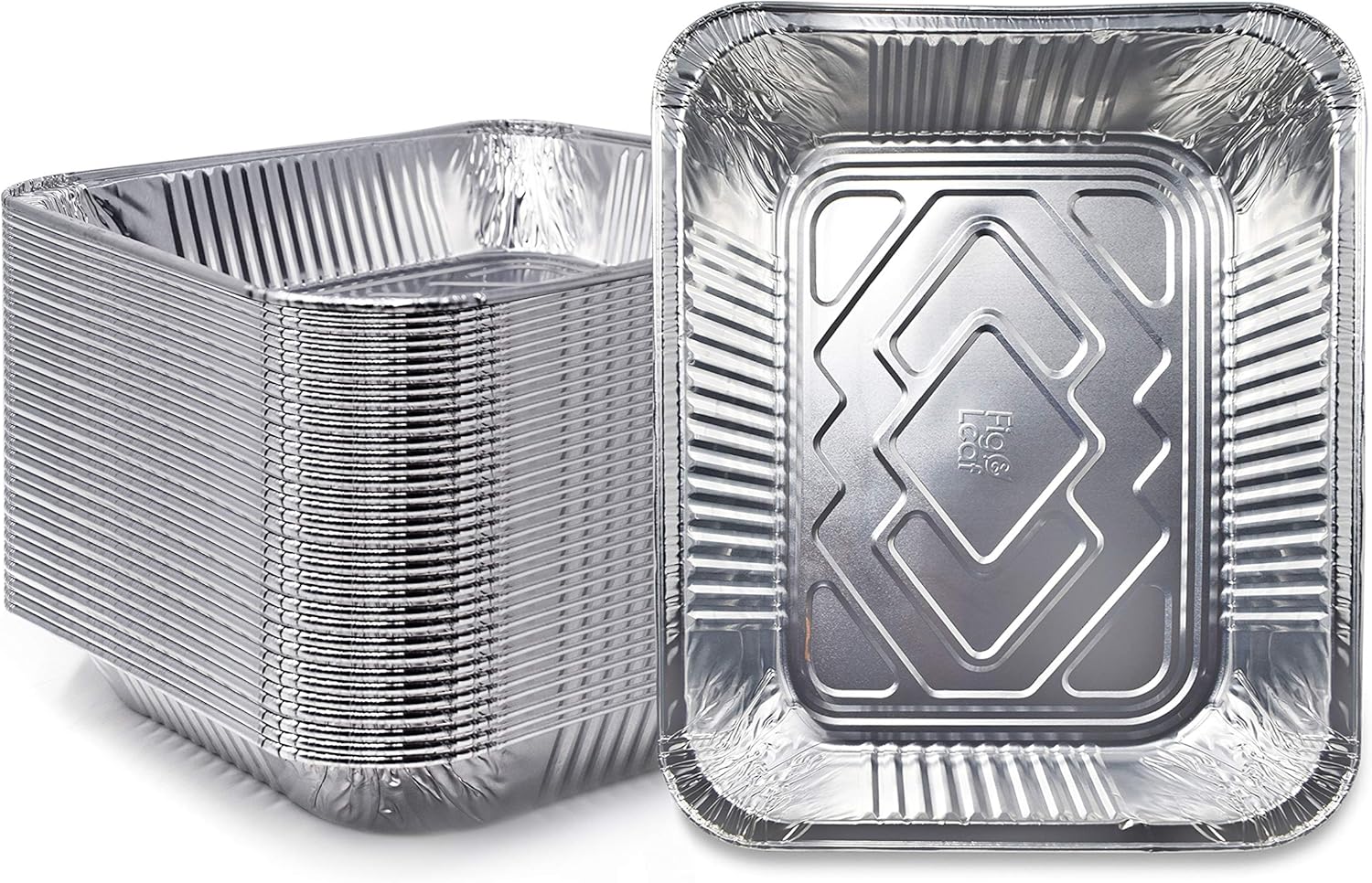 Premium Heavy Duty Disposable Aluminum Lasagna Pans 30 Pack