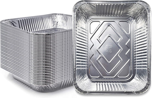 Premium Heavy Duty Disposable Aluminum Lasagna Pans 30 Pack