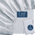LANE LINEN King Fitted Sheet, 100% Organic Cotton - Breathable Percale