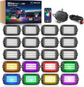 Q1 MAX RGB+IC Rock Lights 20 Pods Underbody Kit - Bright Dreamcolor