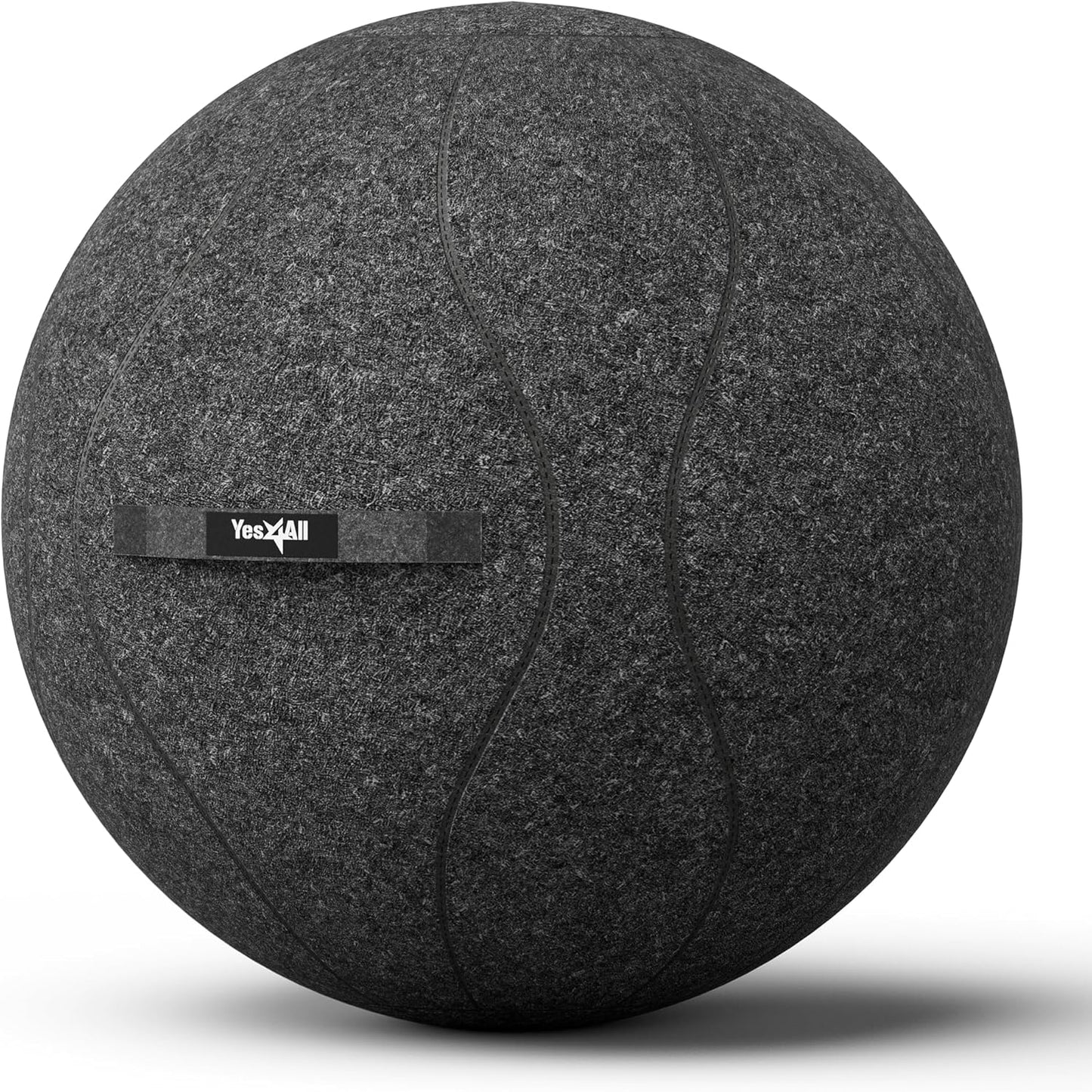 400lbs Anti-Burst Yoga Ball Chair w/ Handle & Pump by Yes4All