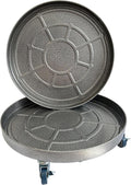 Choclaif Plant Caddy with Wheels 2 Pack 20 in - Heavy Duty Plant Stand