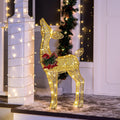 Joiedomi Reindeer Christmas Decoration with 100 LED Lights