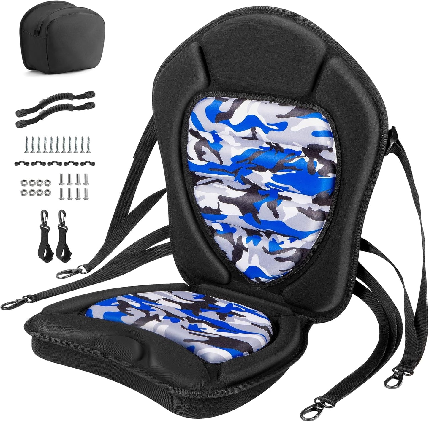 Extra Thick Kayak Seat with Back Support for Ultimate Comfort