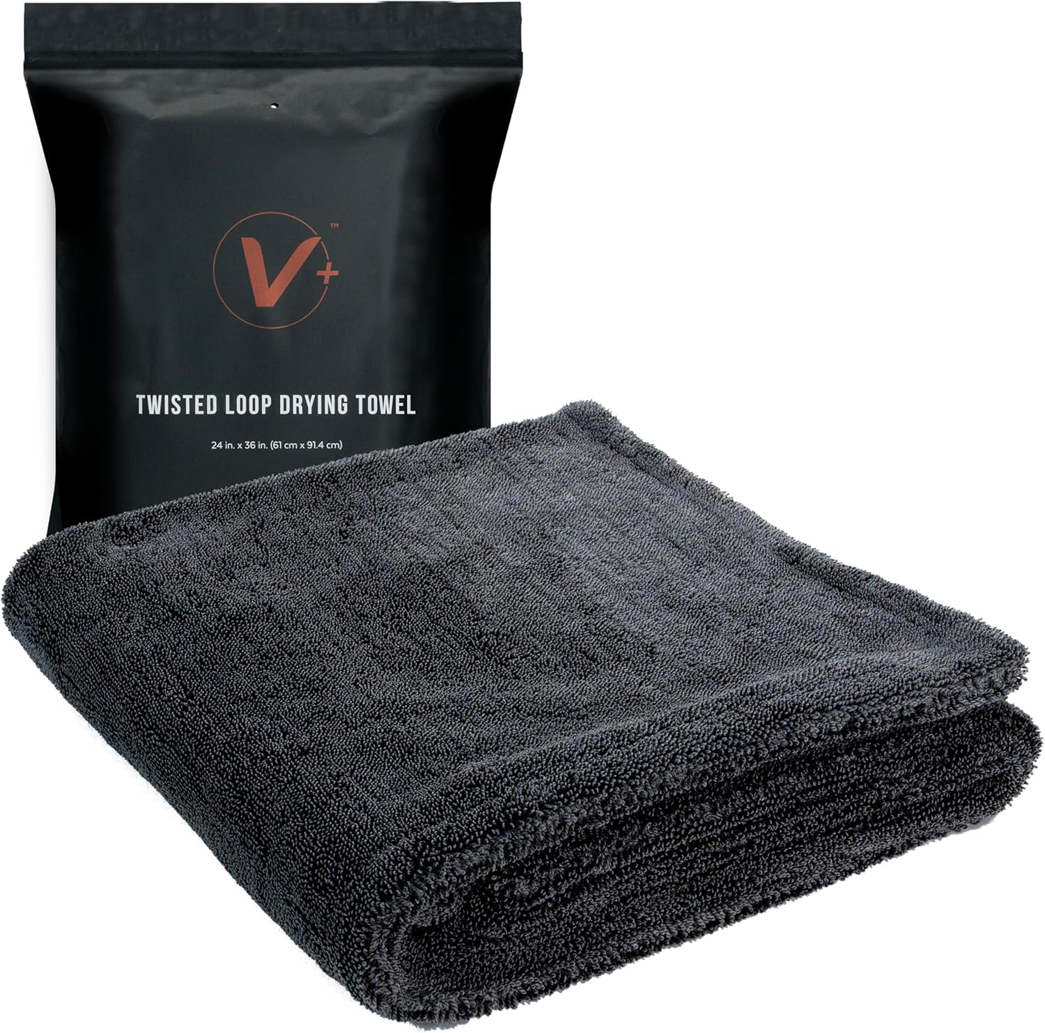 VIKING V+ Premium Microfiber Towel for Car Drying and Detailing