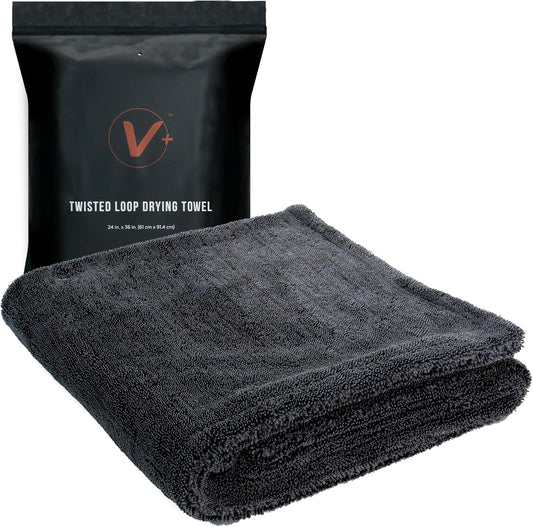 VIKING V+ Premium Microfiber Towel for Car Drying and Detailing