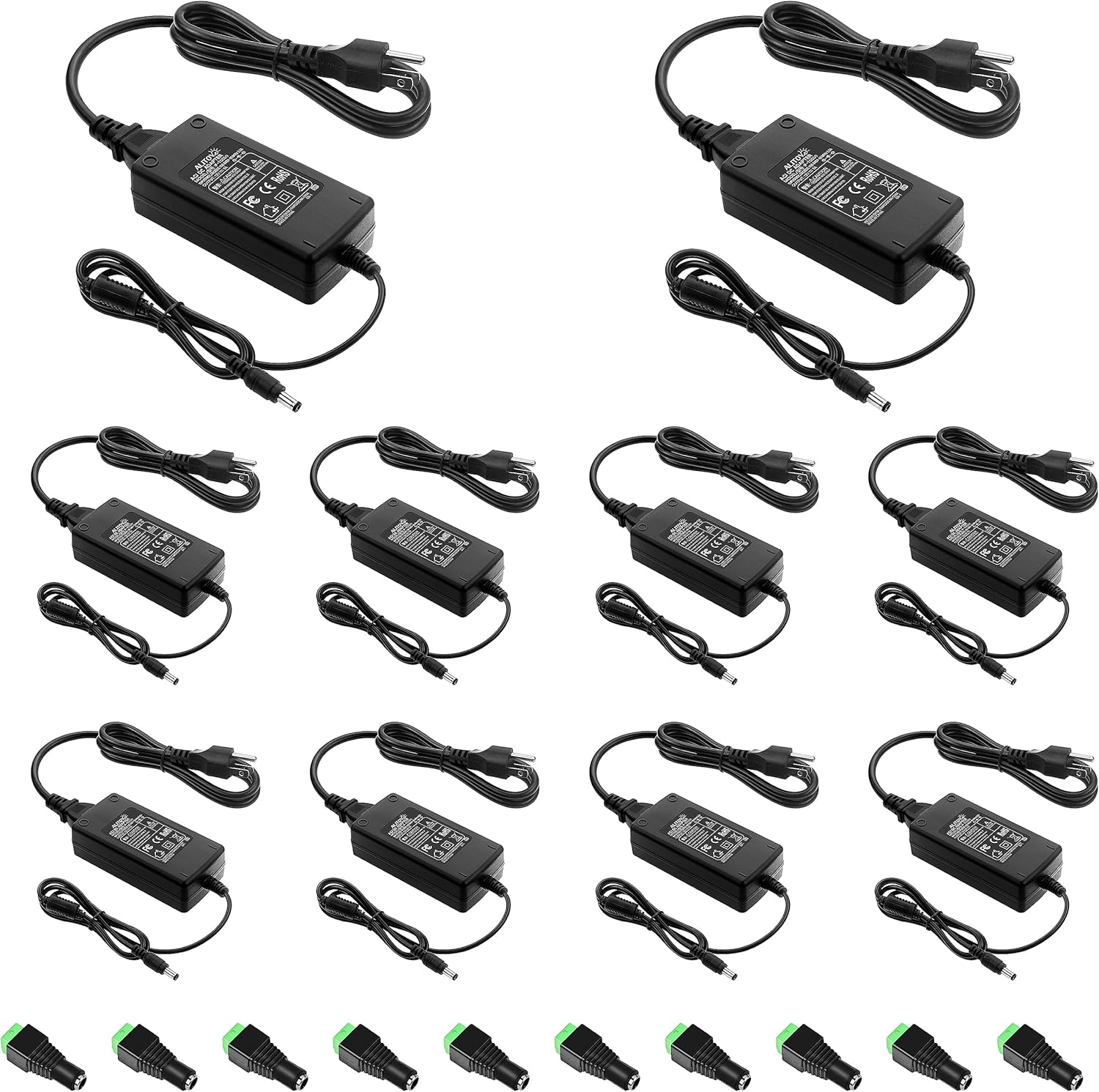 ALITOVE 12V Power Supply - Reliable 60W Transformer for LED Strips & Devices