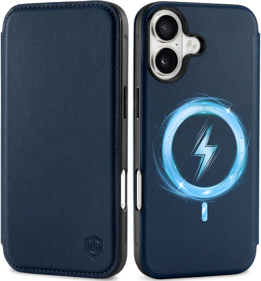 SHIELDON Real Leather Slim Wallet Case for iPhone 17 5G 2025
