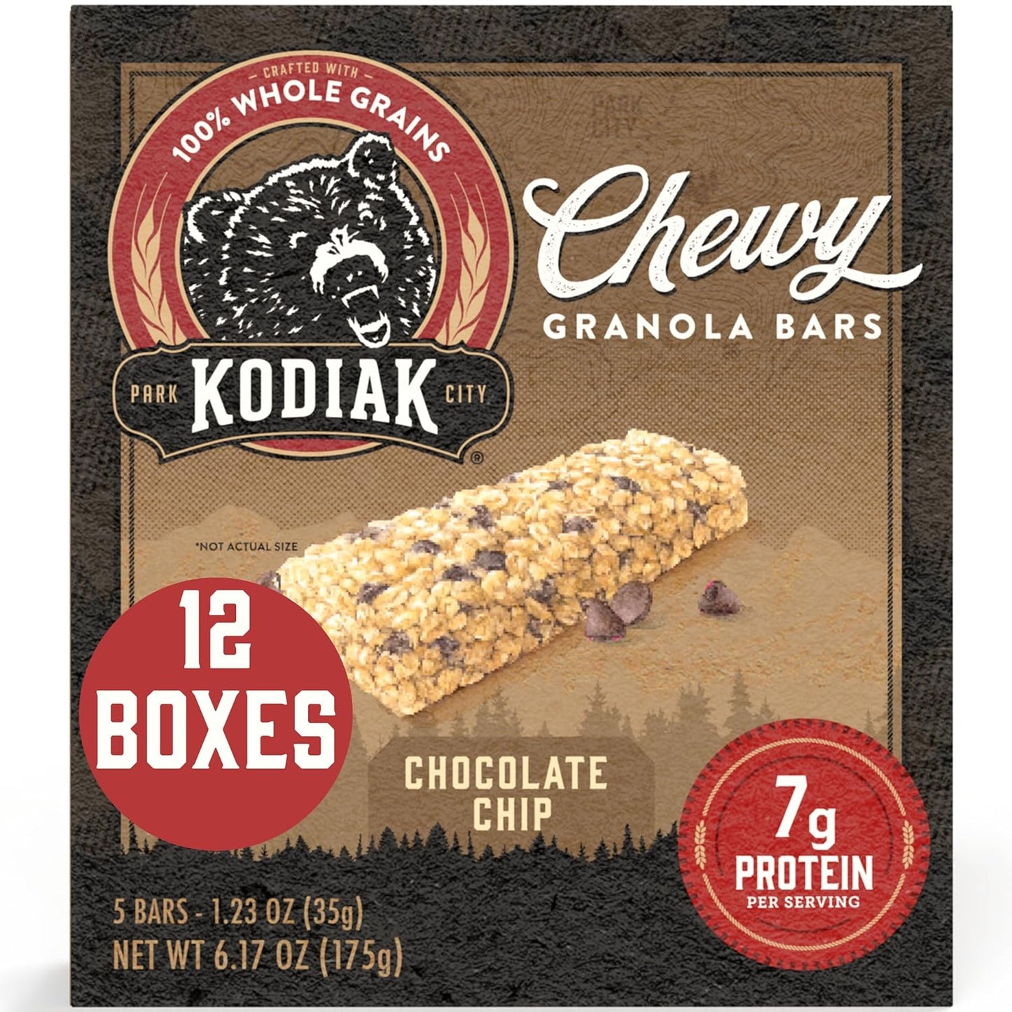 Kodiak Cakes Chewy Granola Snack Bars - High Protein Treats