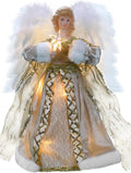 Moving Angel Tree Topper with Lights and Quiet Flapping Wings