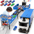 Foldable 3-Layer Race Track Set with 8 Cars by Diuerma