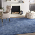 Nourison Essentials Indoor/Outdoor Navy Blue 10ft x 14ft Area Rug