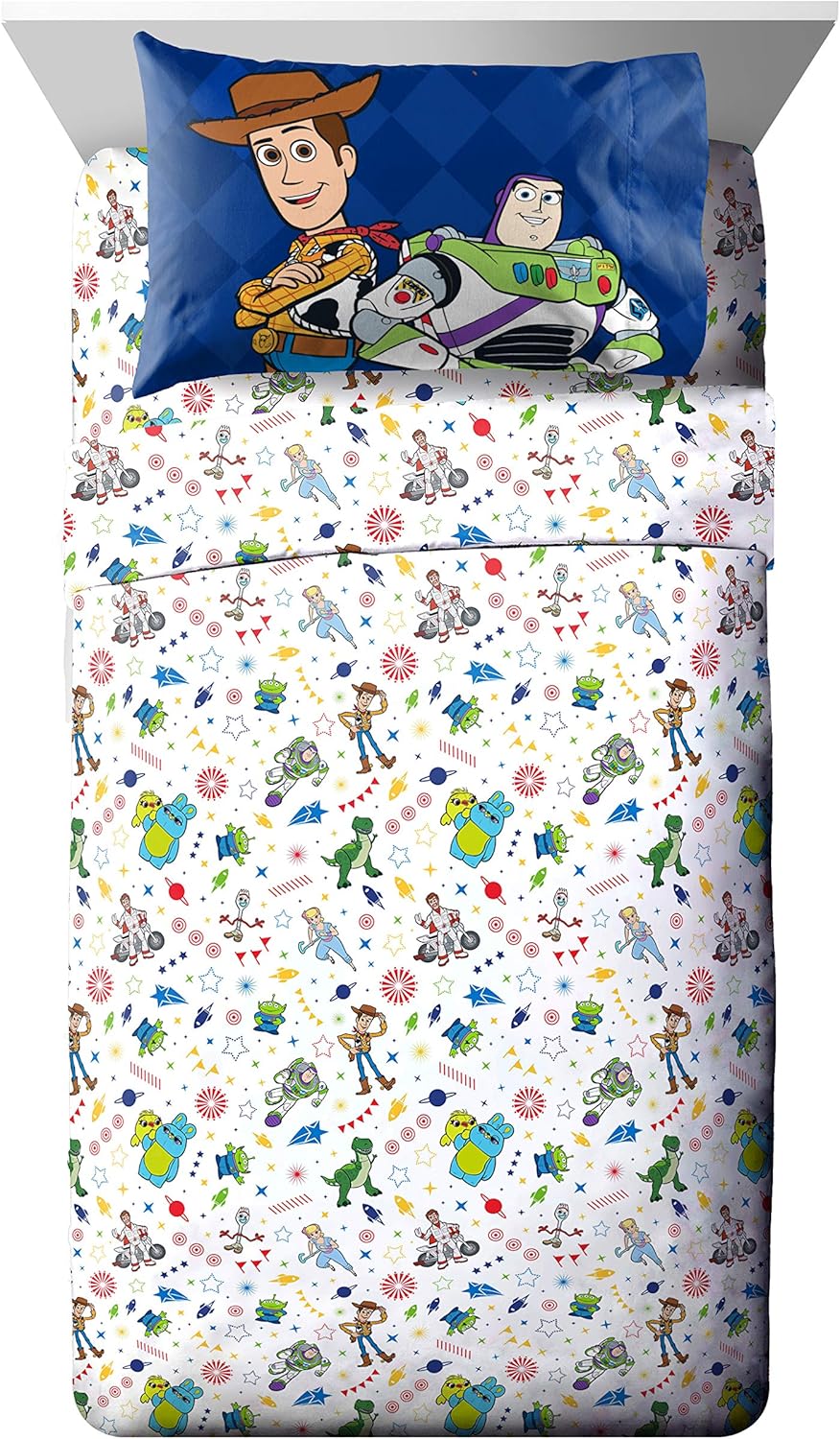 Toy Story Kids Sheet Set - Ultra-Soft Bedding for Twin Beds