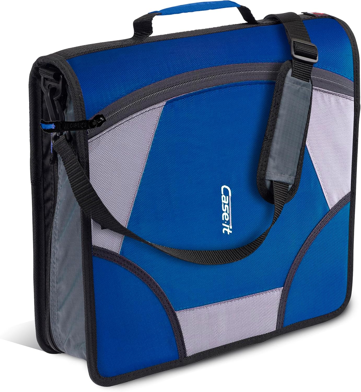 Case-it King Sized Zip Tab School Zipper Binder for Students
