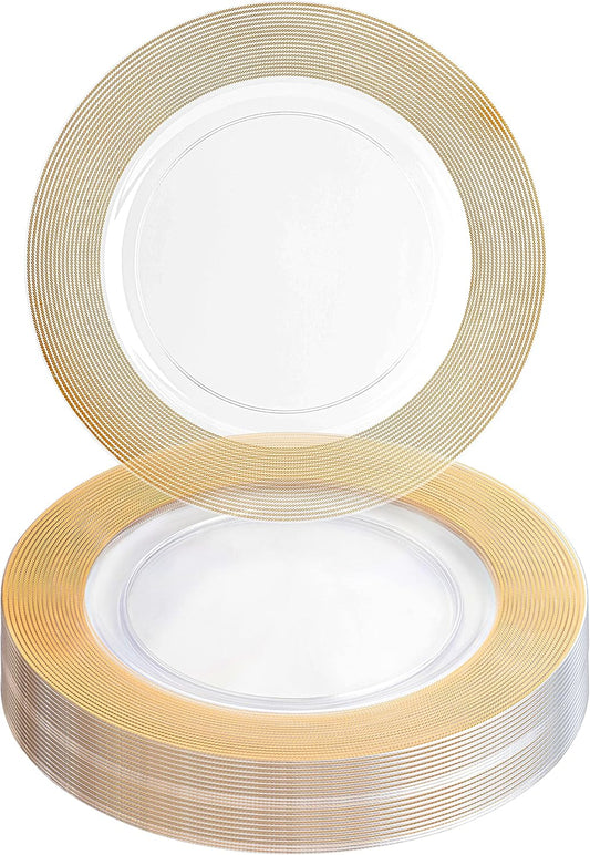Elegant 13-Inch Charger Plates for Weddings and Formal Events