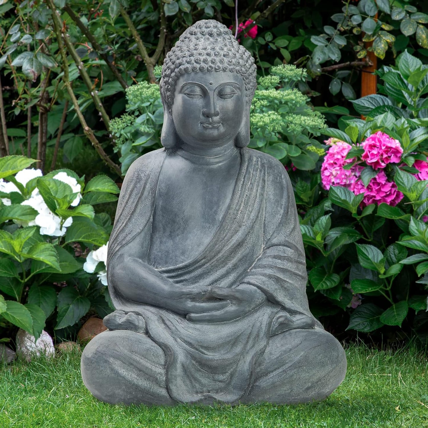 Outdoor Buddha Large Statue for Meditative Zen Decor 20 in