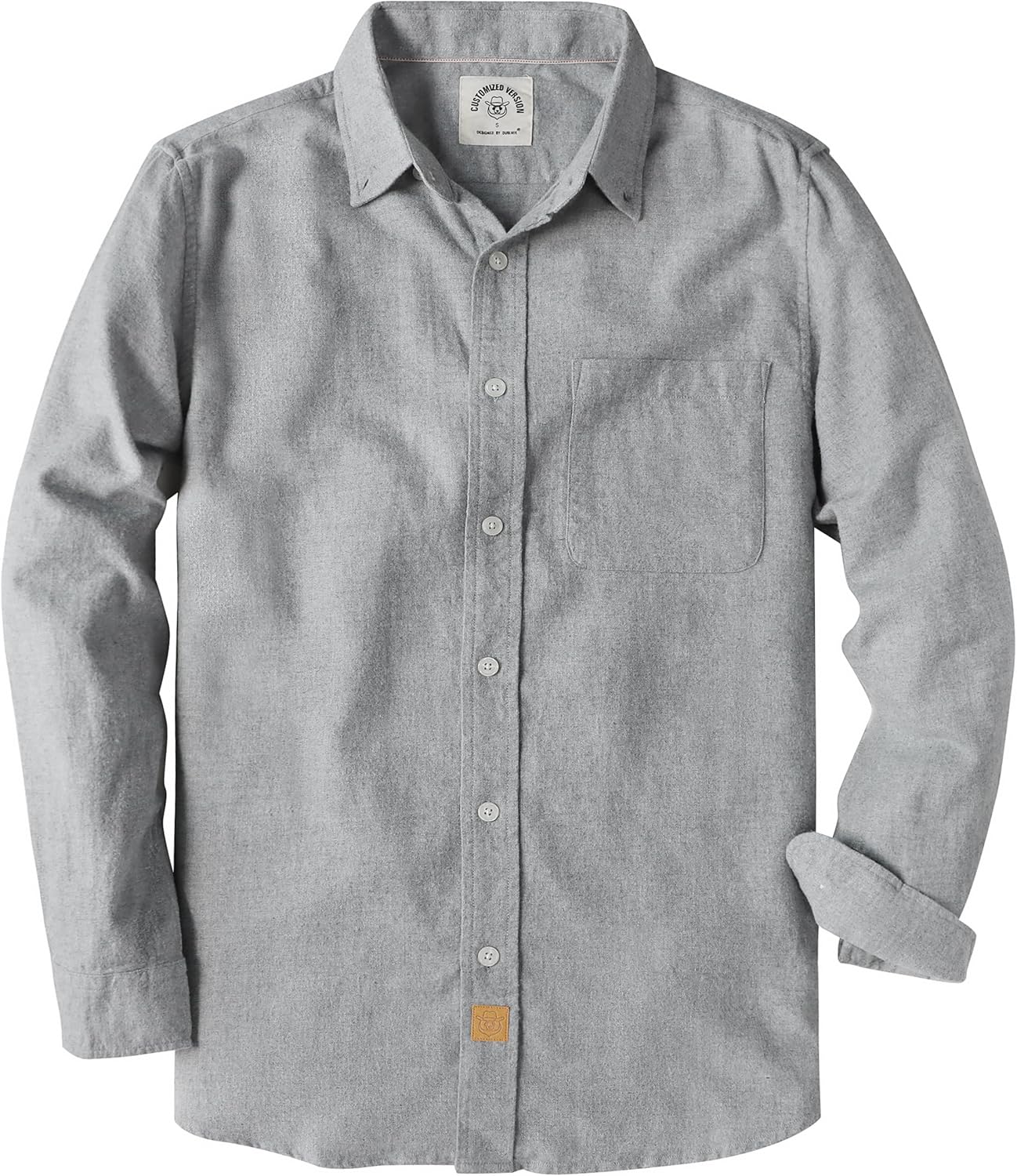 Dubinik Flannel Shirt for Men - Cozy Cotton Long Sleeve Style