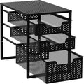 3-Tier Under Sink Cabinet Organizer with Sliding Storage Drawer