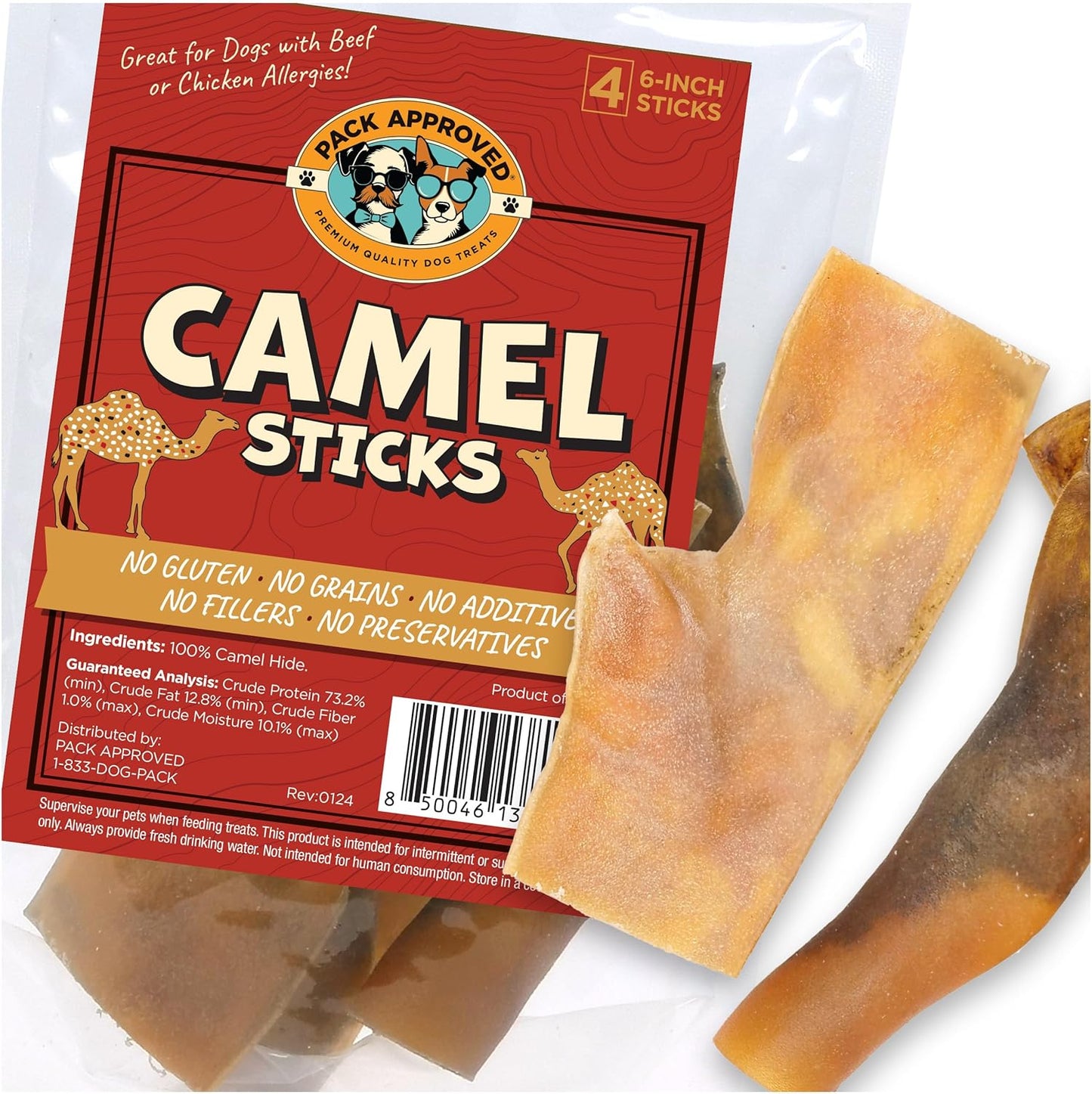 Hypoallergenic Camel Skin Chews - Dental Health Boost