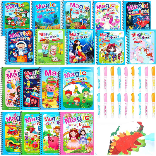 Qeeenar Water Coloring Books - Mess-Free Fun!