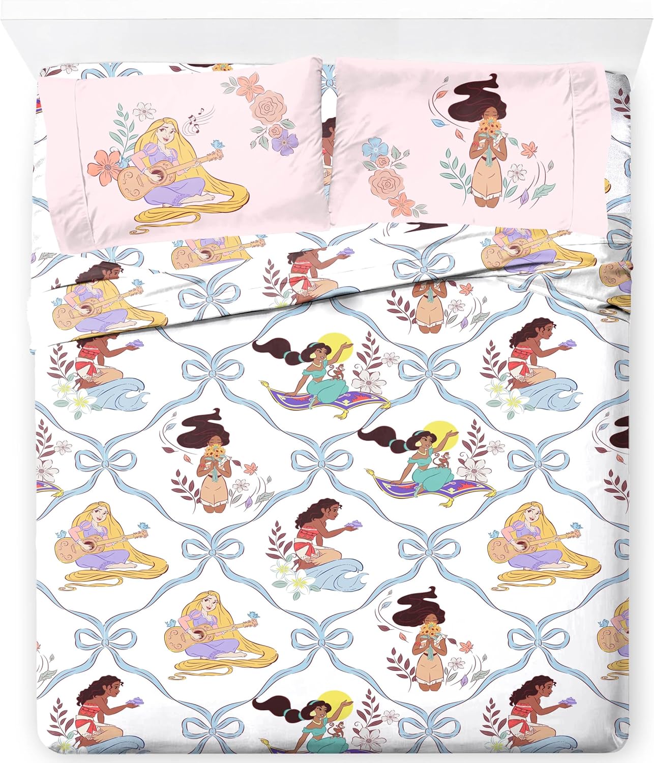 Disney Princess Kids Sheet Set - Ultra-Soft Bedding for Girls