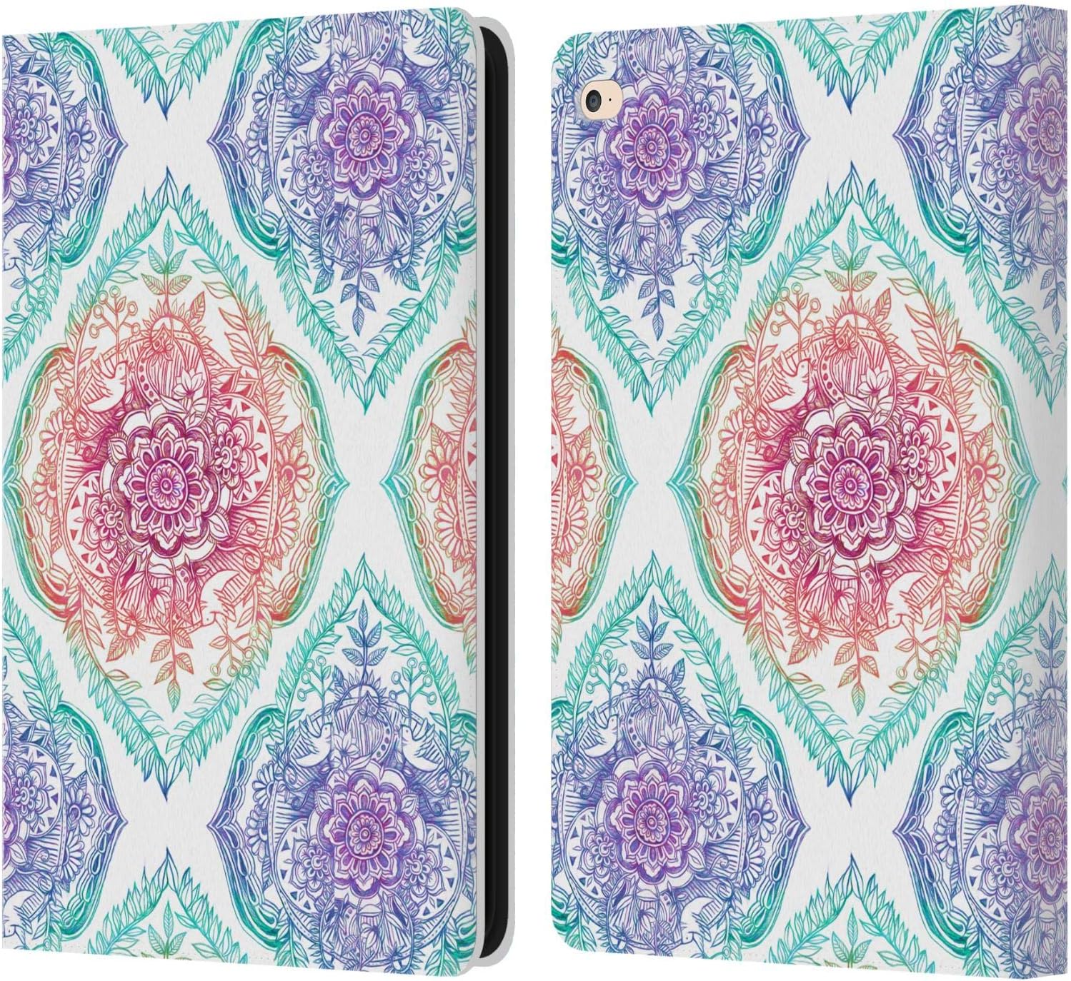 Micklyn Le Feuvre Indian Ink Rainbow iPad Air 2 Wallet Case